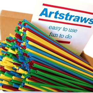 Artstraws Mini Bulk Assorted Colour Paper Straws 4mm