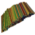 Artstraws Mini Bulk Assorted Colour Paper Straws 4mm