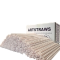 Artstraws Mini Bulk White Paper Straws 4mm