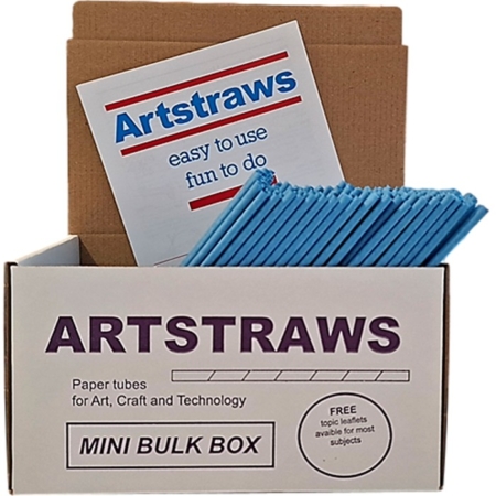 Artstraws Blue Paper Straws 4mm
