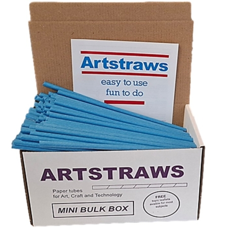 Artstraws Blue Paper Straws 6mm