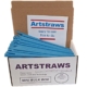 Artstraws Blue Paper Straws 6mm
