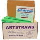Artstraws Green Mini Bulk Paper Straws 6mm