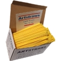 Artstraws Yellow Paper Straws 4mm.