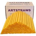 Artstraws Yellow Paper Straws 6mm