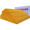 Artstraws Yellow Paper Straws 6mm
