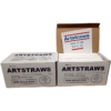 Artstraws White Paper Straws Mini School Bulk Pack