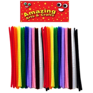 Assorted-Coloured-Pipe-Cleaners-150mm-x-4mm-100pcs