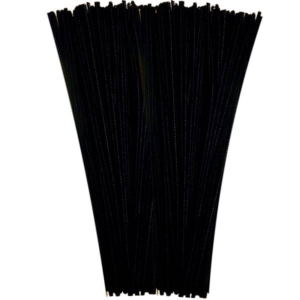 Black-Pipe-Cleaners-Craft-Long-30cm-x-4-mm-100