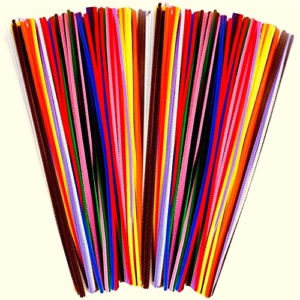Pipe-Cleaners-Chenille-Stems-Colours-Assorted-30cm-x-4mm-100