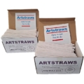 Artstraws White Paper Straws Maxi School Pack 4mm and 6mm