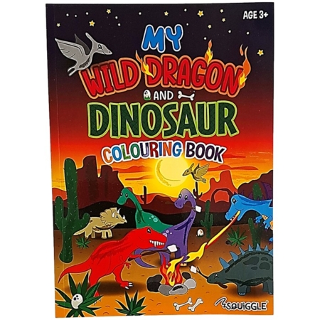 Dragon and Dinosaur Colouring Book